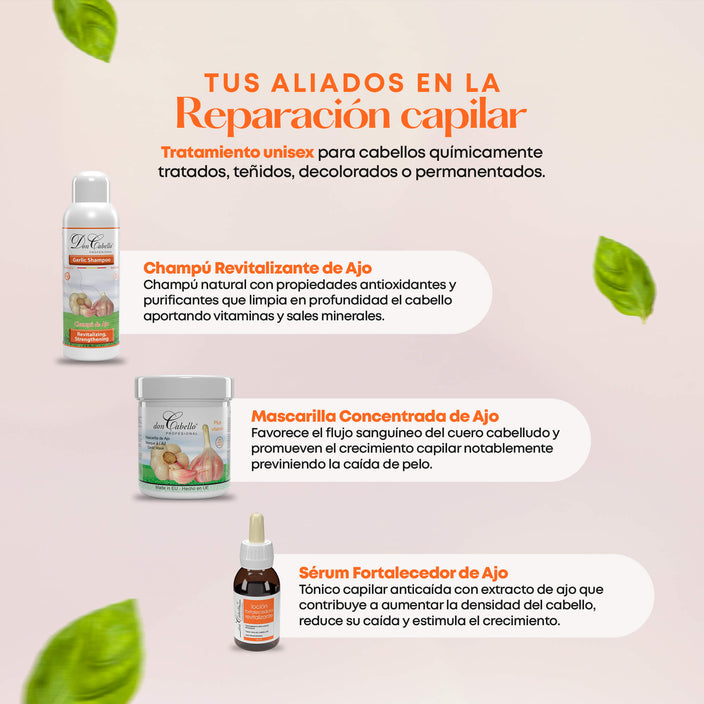 Pack Revitalizante Fortalecedor Con Extracto De Ajo - Don Cabello