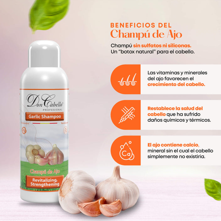 Pack Revitalizante Fortalecedor Con Extracto De Ajo - Don Cabello