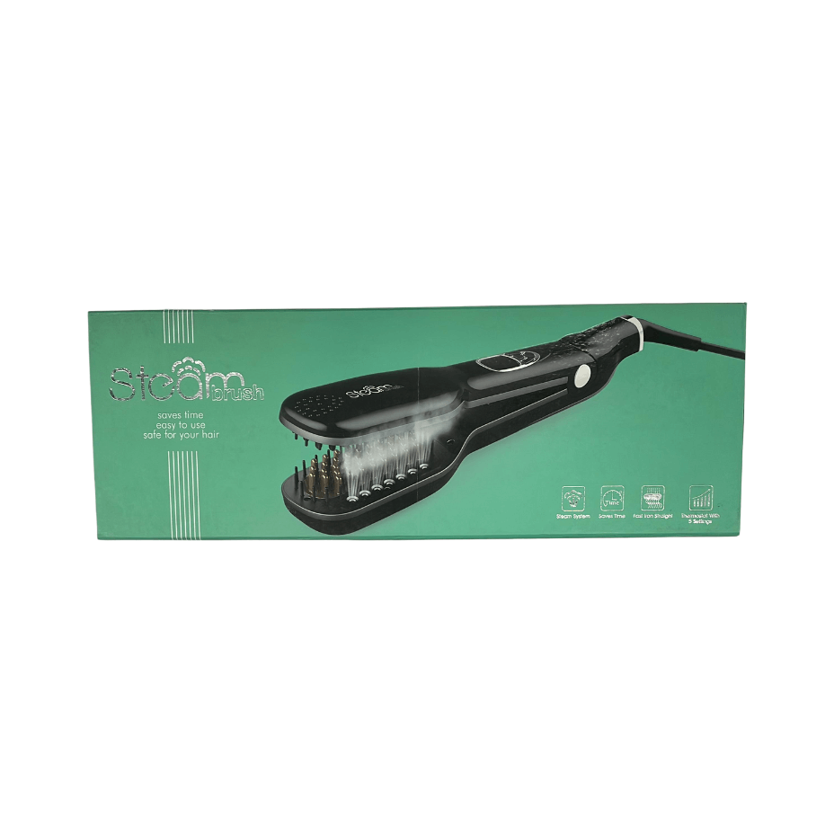 Perfect Beauty - Steam Brush Cepillo Plancha Al Vapor - Negro