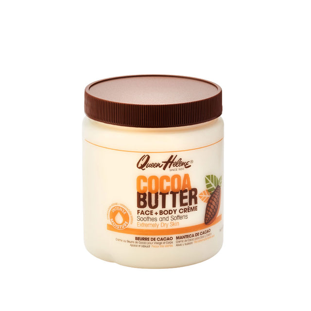 Queen Helene - COCOA BUTTER - FACE+BODY Crème - 15 Ounce - 907ml - Cosmetics Afro Latino