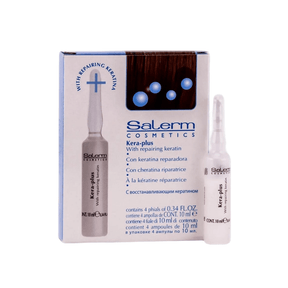 Salerm - Ampollas De Keratina Kera-plus - 4x13ml - Cosmetics Afro Latino
