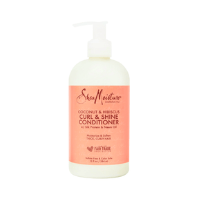 SheaMoisture Acondicionador Curl & Shine con Coco e Hibisco – 384 ml - Cosmetics Afro Latino