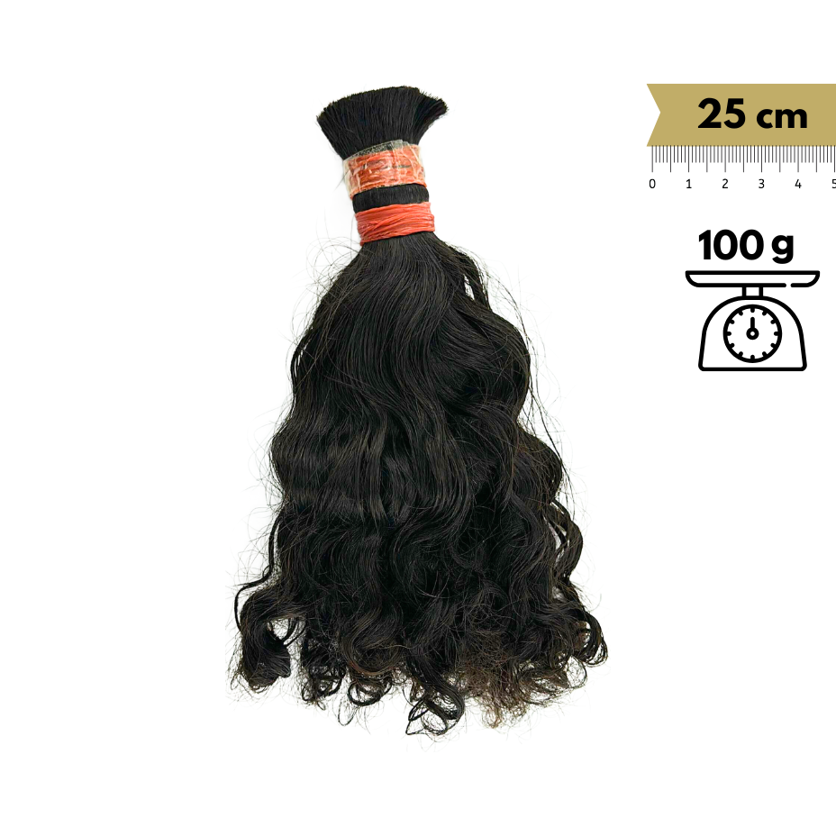 Loose Curly Remy Virgin 10 Inch 25cm