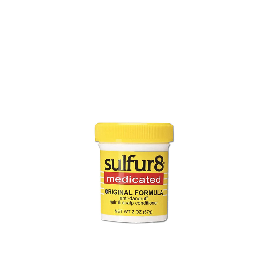 Sulfur-8 - medicated - Original Formula - Hair and Scalp - Conditioner - 2 Ounce - 57gm - Cosmetics Afro Latino