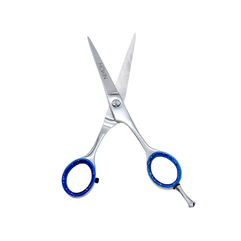 Blue Rubber Professional Hairdressing Scissors