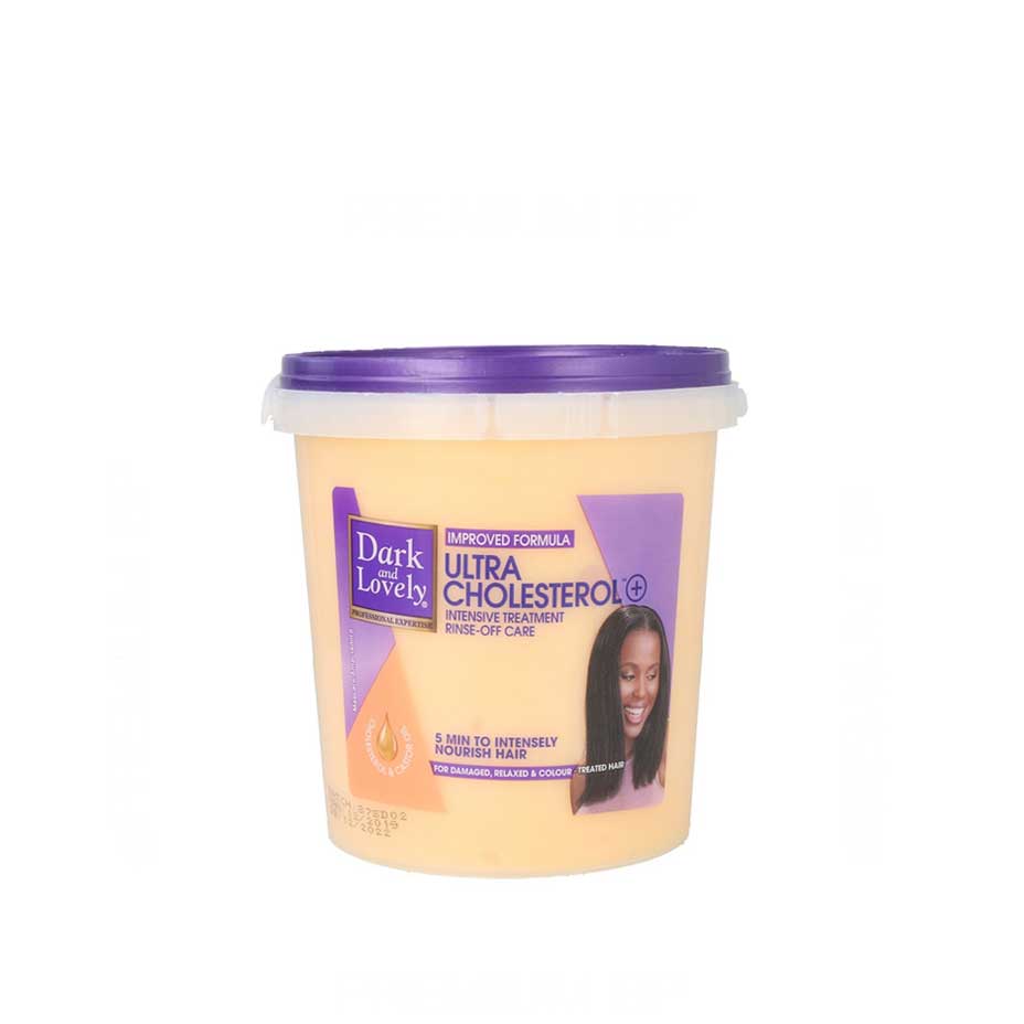 Mascarilla Ultra Cholesterol Plus Intensive Treatment - Dark and Lovely - 900 Ml - Cosmetics Afro Latino
