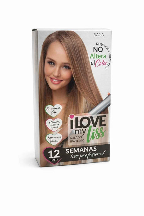 Kit I Love My Liss Alisado Brasileño (Tratamineto+Champú+Spray)