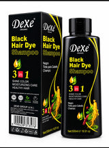 DEXE ORGANIC BLACK HAIR DYE SHAMPOO 3 EN 1 – 500 ML