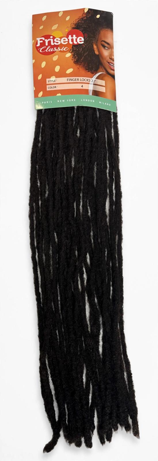 Finger Locks 22", en color 4 (castaño oscuro)                  (REBAJAS POR UNOS DIAS)