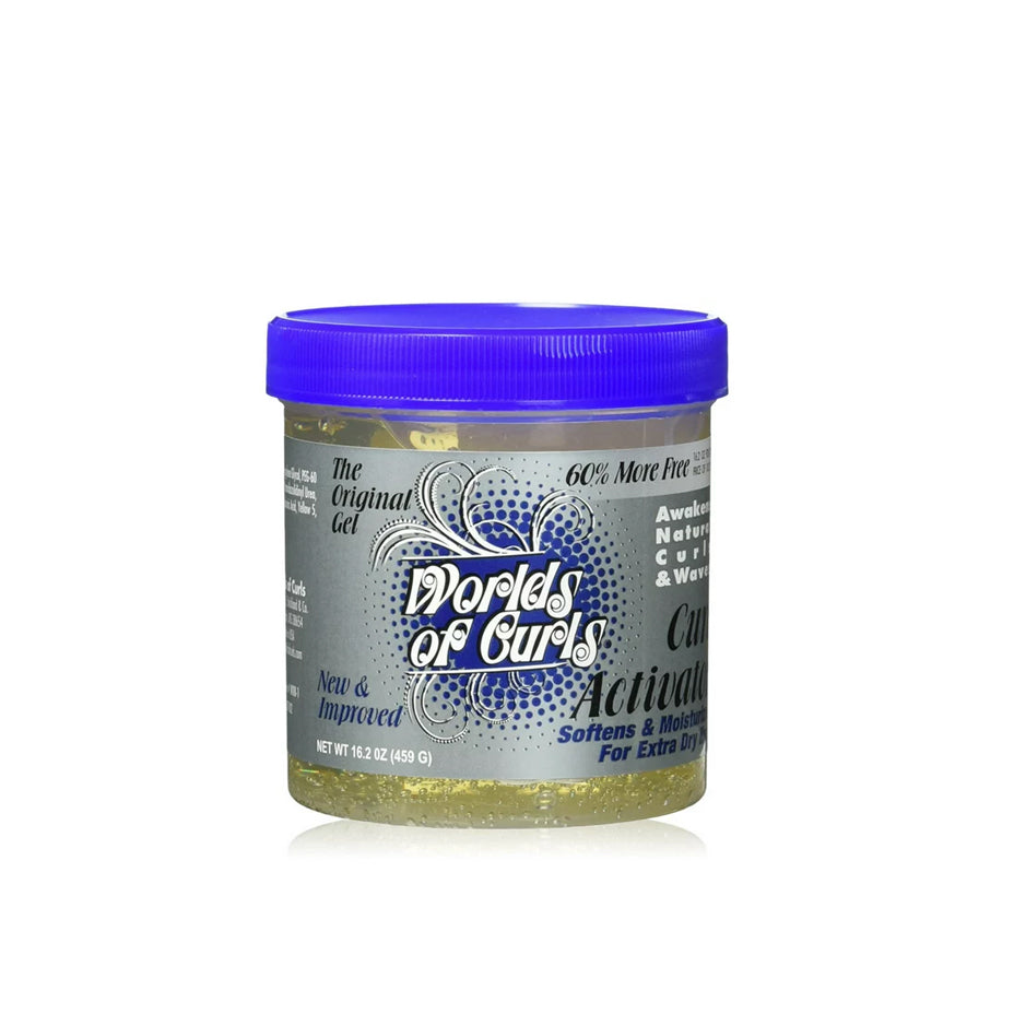 World of Curls - Curl Activator - for Extra Dry Hair - 16.20 oz -459gm - Cosmetics Afro Latino
