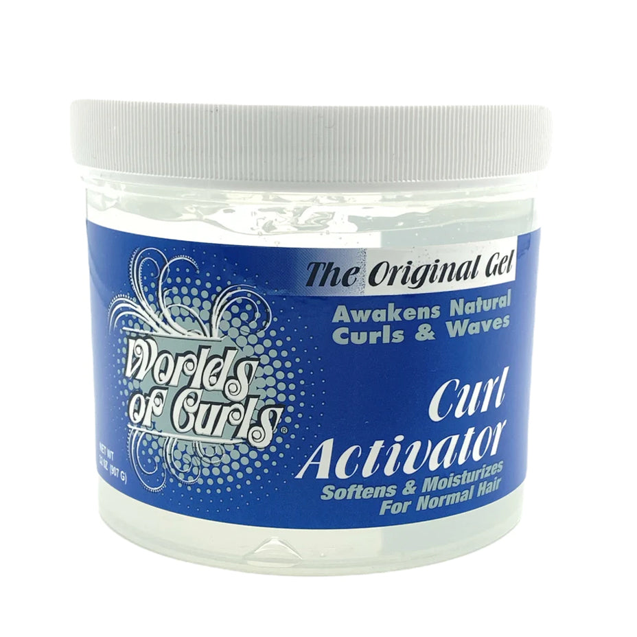 World of Curls - Curl Activator - for Normal Hair - 32oz - 907gm - Cosmetics Afro Latino