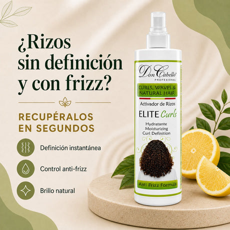 Don Cabello Activador de Rizos Líquido en Spray 400 ml
