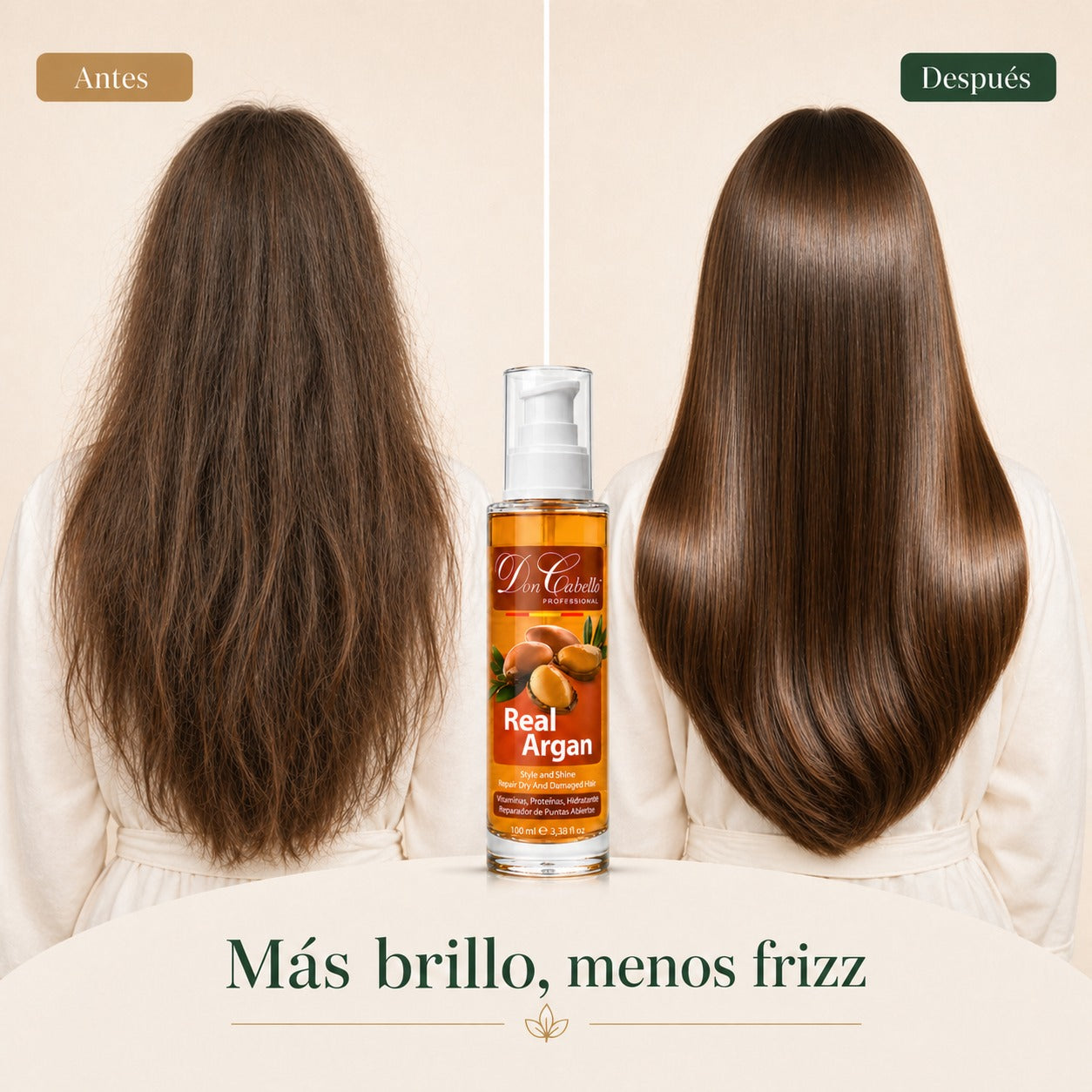 Don Cabello Aceite de Argán – Serum reparador de cabello 100 ml