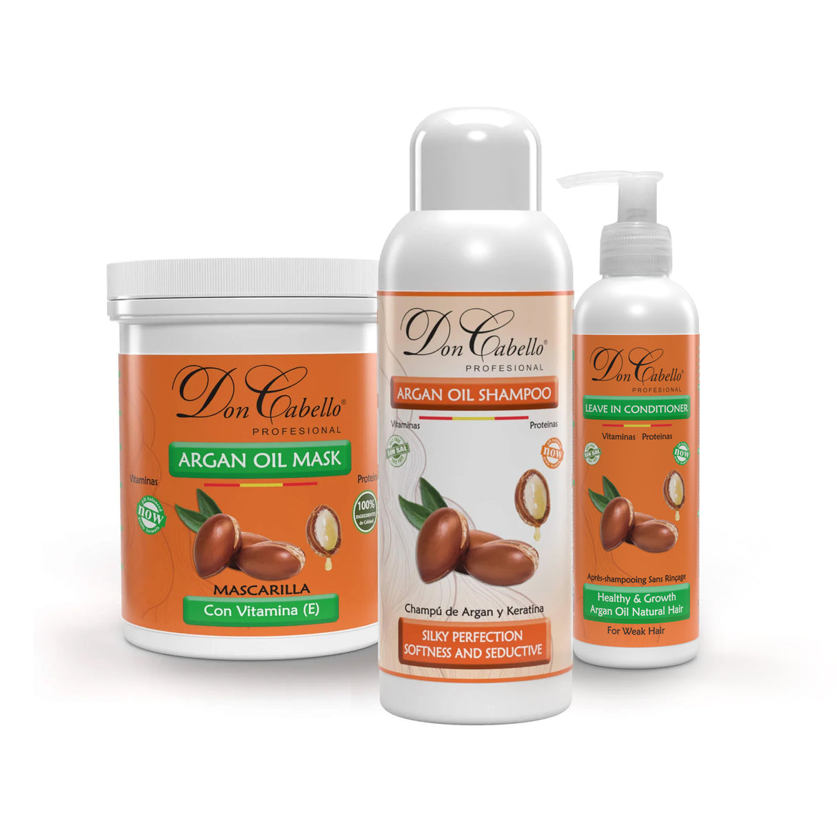 Intense Hydration Pack with Keratin and Argan Oil - Don Cabello