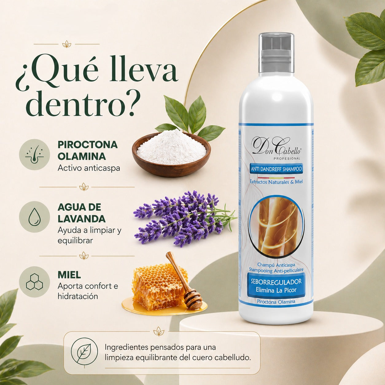 Don Cabello - Champú Anticaspa - 500 Ml