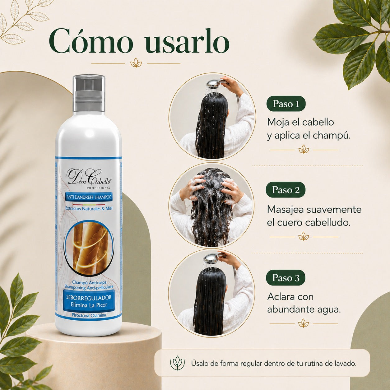 Don Cabello - Champú Anticaspa - 500 Ml