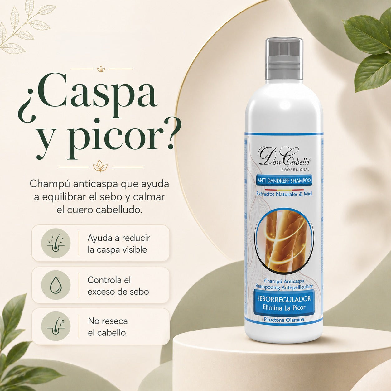 Don Cabello - Champú Anticaspa - 500 Ml