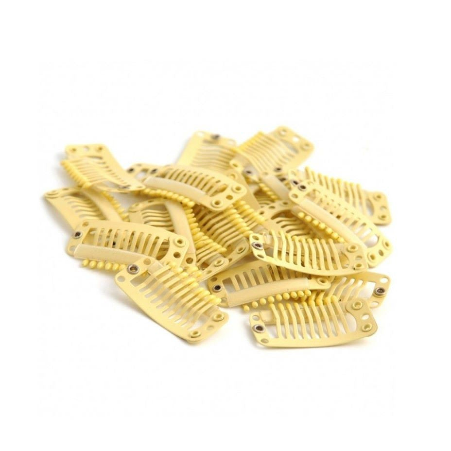 10 Large Clips - For Hair Extension