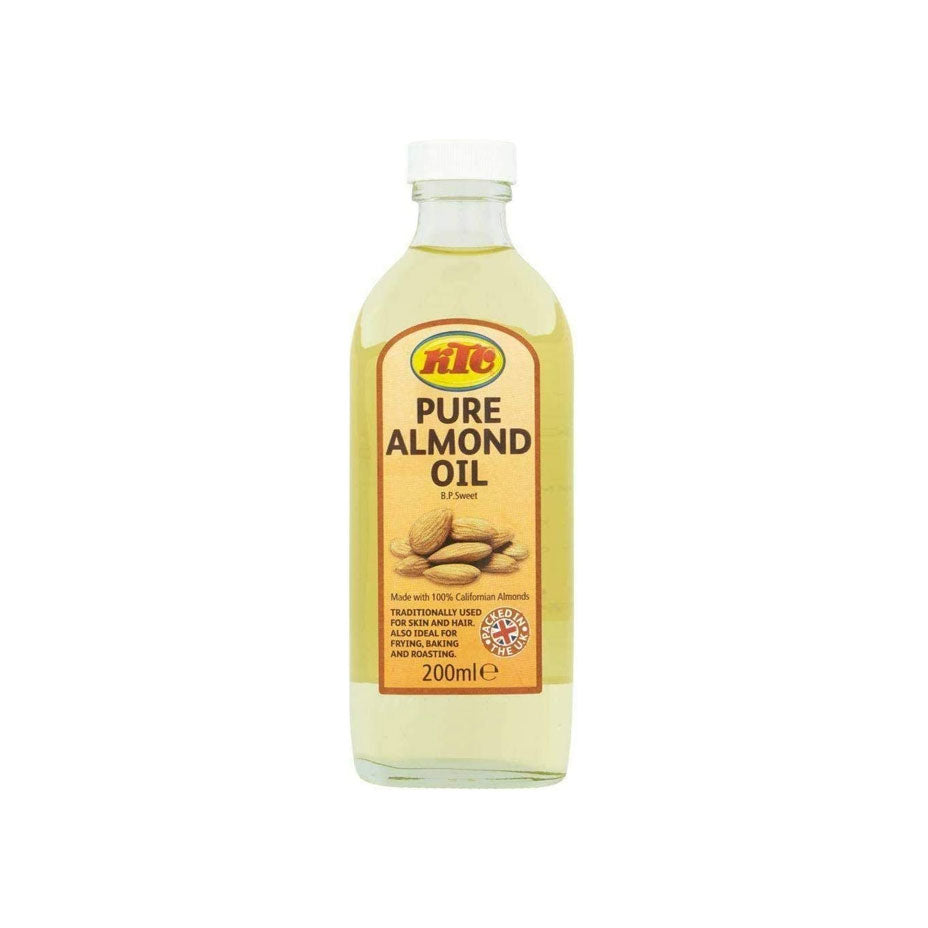 kTc - PURE ALMOND OIL - 200ml - Cosmetics Afro Latino