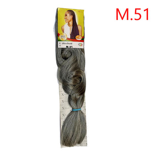 X-pression - Ultra Braid - Extensión De Pelo - Para Trenzar - 208 Cm - 165 G - De Un Solo Color - Cosmetics Afro Latino #M.51 X-pression Hair Care