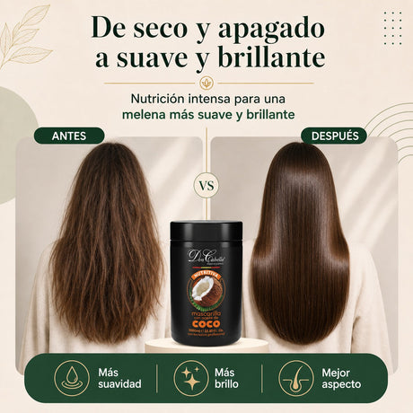 Don Cabello Mascarilla Capilar Nutritiva con Aceite de Coco 1000 ml