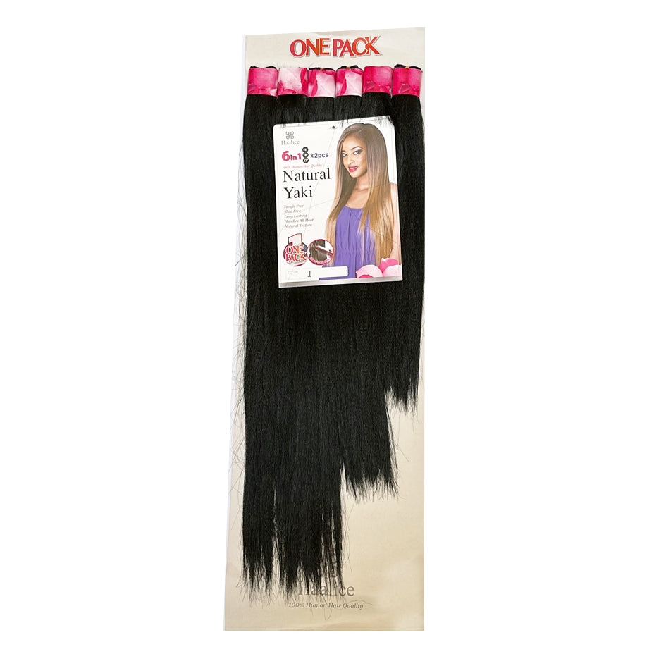 HAALICE - NATURAL YAKI - 100% HUMAN QUALITY HAIR - HAIR EXTENSION