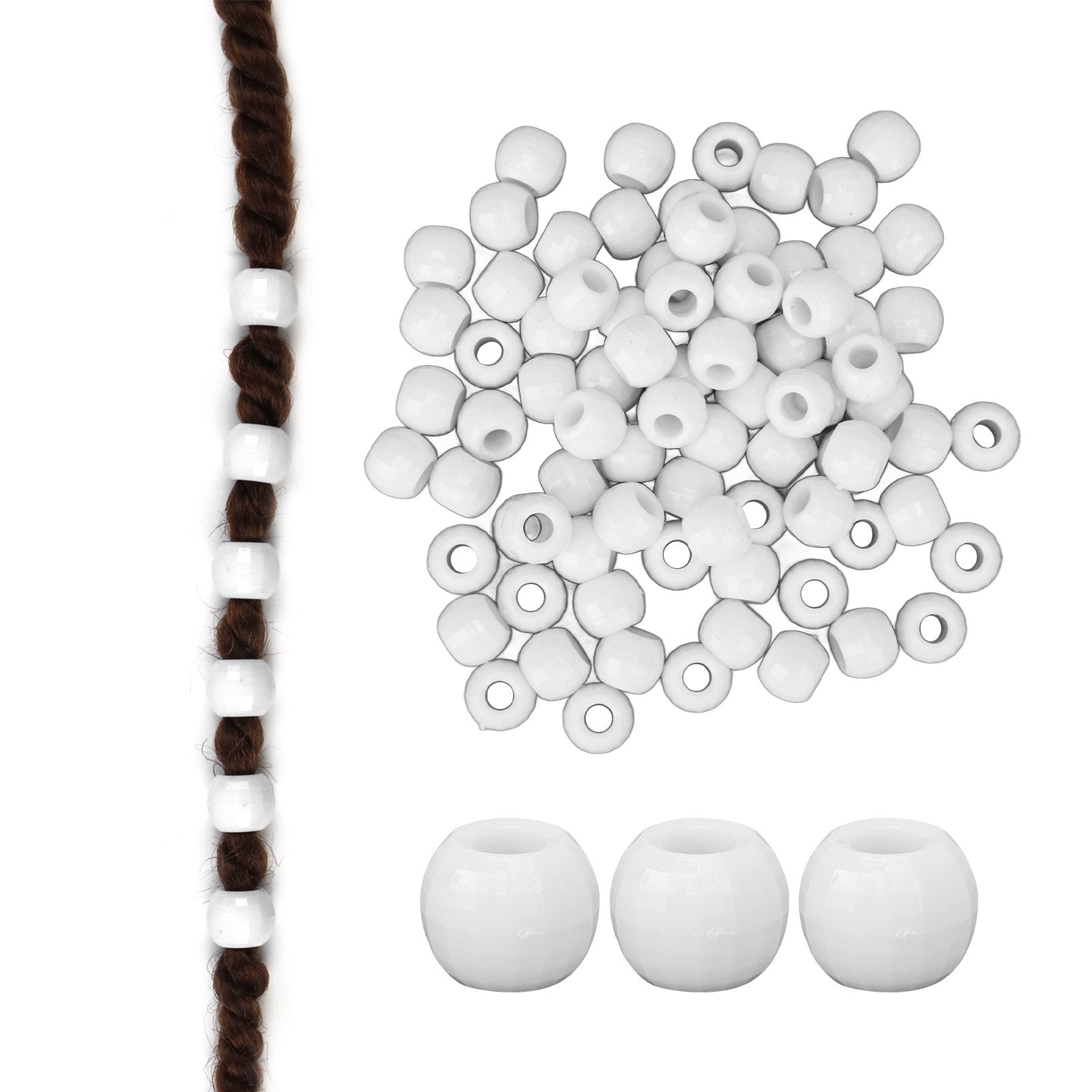 Plastic Balls, Hairstyle Accessories For Braids