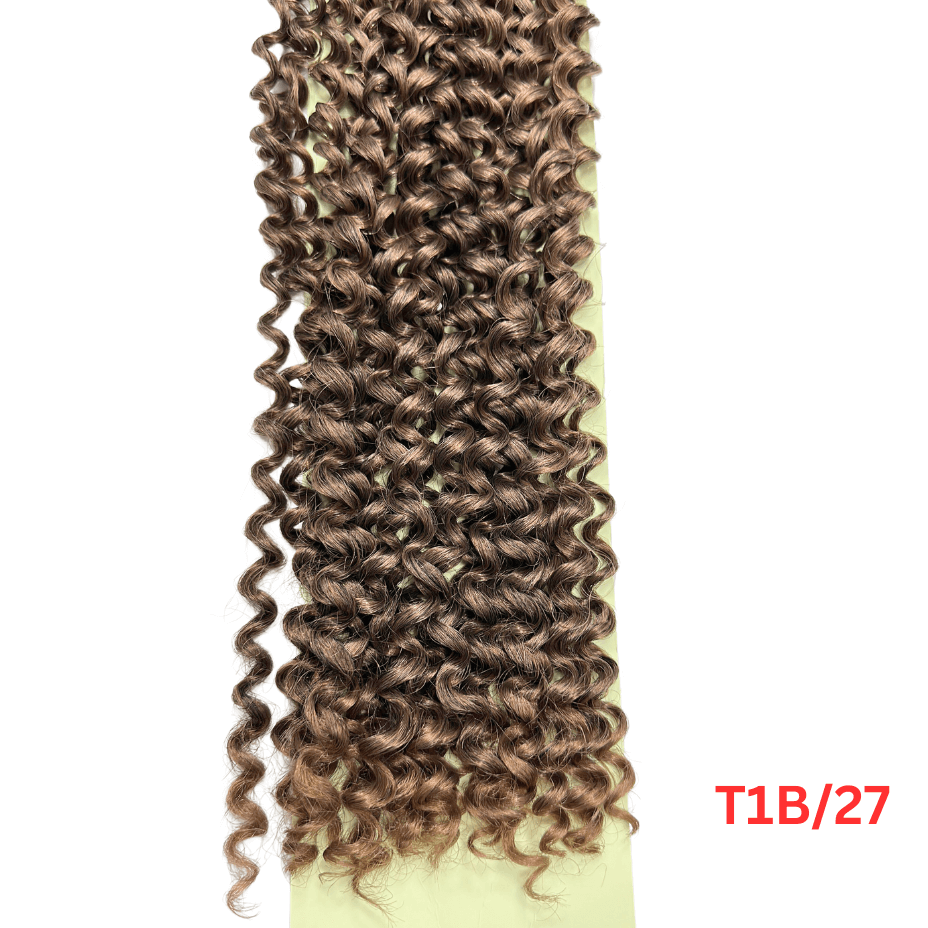 Sleek Freedom Braid Collection - Cro Water Curl -  Synthetic Crochet - 18 "