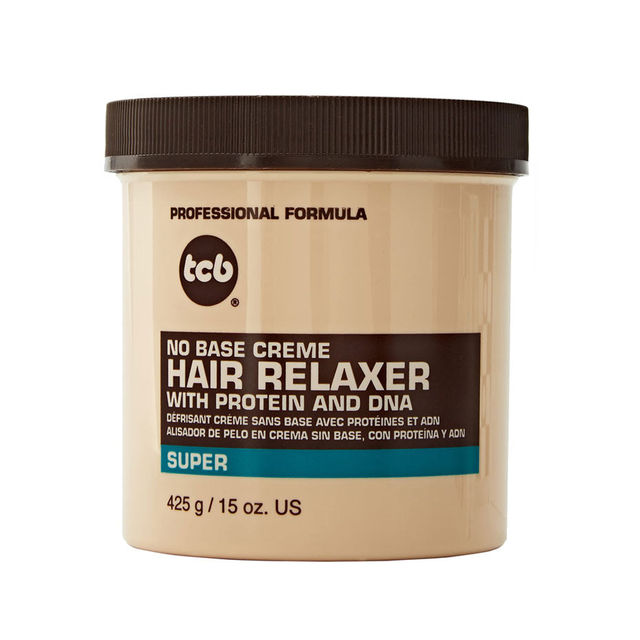 tcb - No Base Cream - Hair Relaxer -  Super - 425 g - 15oz - Cosmetics Afro Latino