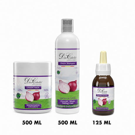 Pack Anticaida Intensivo Cebolla Roja Don Cabello