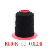 Large Elastic Thread Coil For Hair Placement