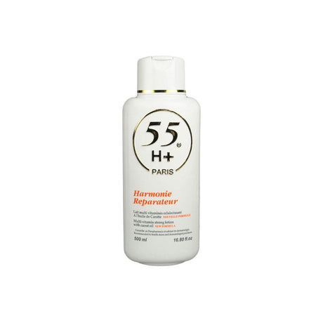 55H+ PARIS HARMONIE REPARATEUR- MULTI VITAMIN LIGHTENING LOTION WITH CARROT OIL- 500 ML - Cosmetics Afro Latino