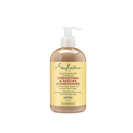 SHEA MOISTURE JAMAICAN BLACK CASTOR OIL- ATRENGTHEN & RESTORE CONDITIONER-384 ML - Cosmetics Afro Latino