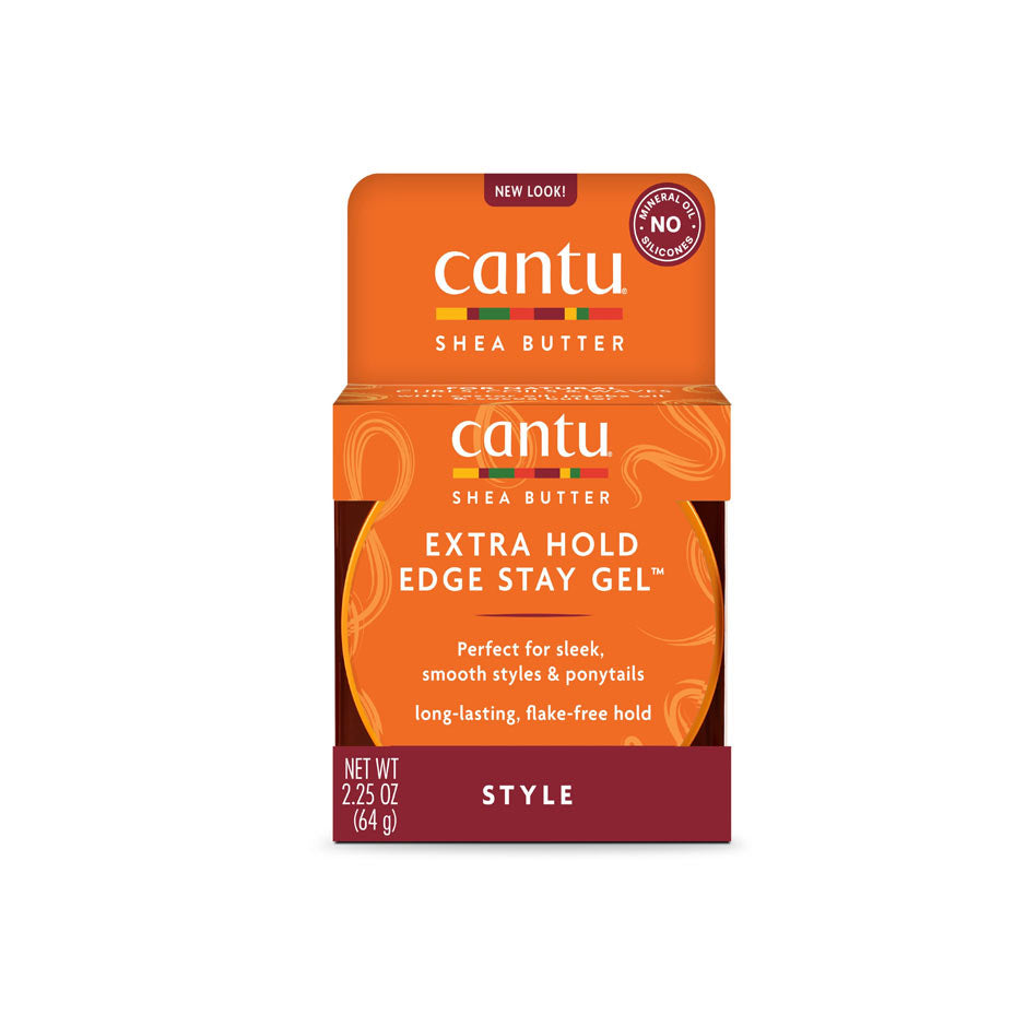 CANTU- SHEA BUTTER - EXTRA HOLD EDGE STAY - GEL - 64G - Cosmetics Afro Latino