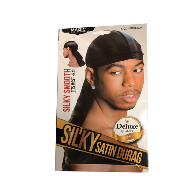 COLECCIÓN MAGIC - DURAG SATIN BLACK - Cosmetics Afro Latino