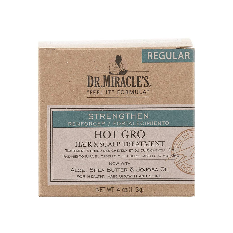 DR. MIRACLE´S - TRATAMIENTO DE CABELLO Y CUERO CABELLUDO DE GRO CALIENTE  - 113 G - Cosmetics Afro Latino