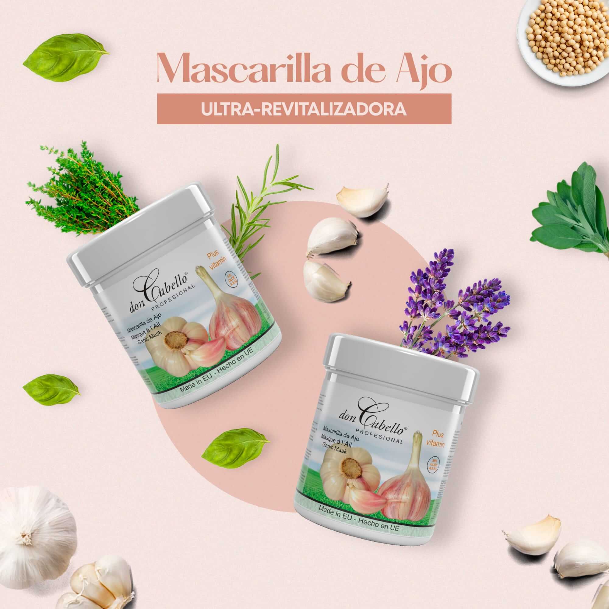 Don Cabello - Mascarilla Pelo De Ajo - 1000 Ml - Cosmetics Afro Latino