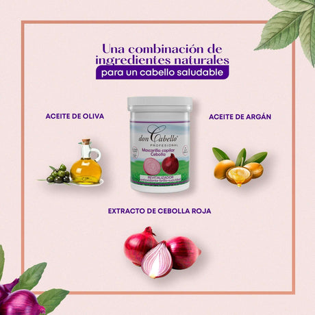 Don Cabello Mascarilla Pelo de Cebolla  1000 ml - Cosmetics Afro Latino