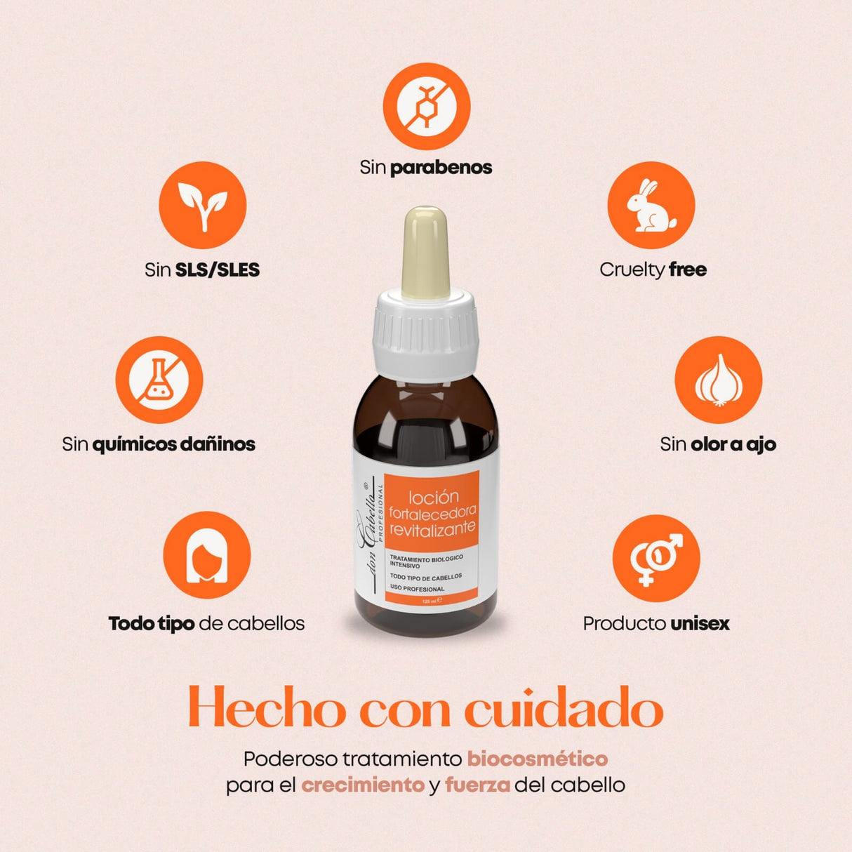 Don Cabello Sérum Fortalecedor de Cabello, 125 ml - Cosmetics Afro Latino
