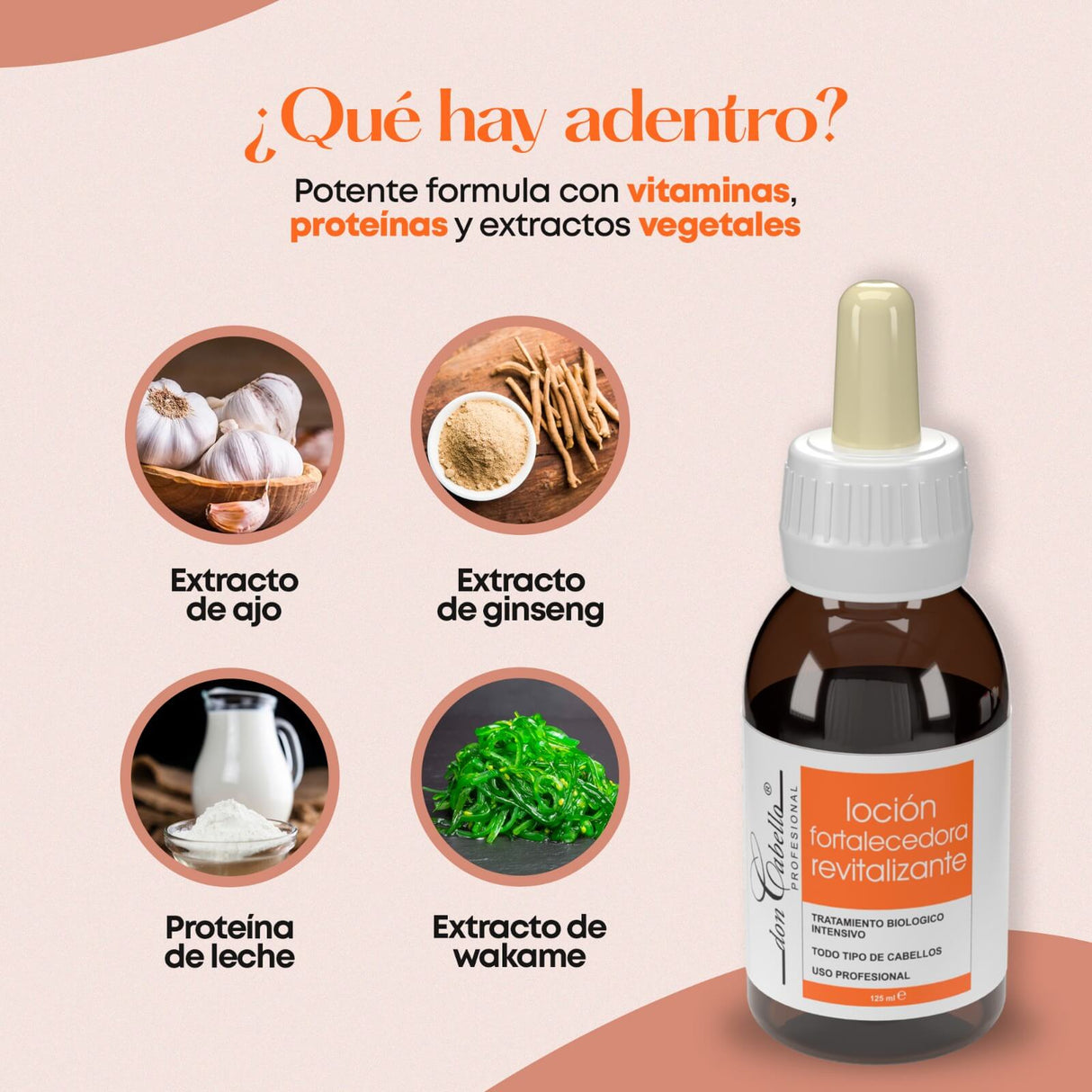 Don Cabello Sérum Fortalecedor de Cabello, 125 ml - Cosmetics Afro Latino