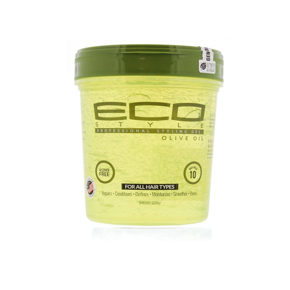 ECO STYLE - STYLING GEL OLIVE OIL - 946ML - Cosmetics Afro Latino