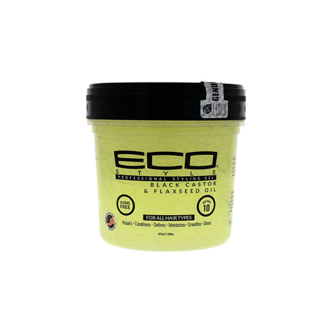 ECO STYLE -  STYLING GEL BLACK CASTOR - 473 ML - Cosmetics Afro Latino