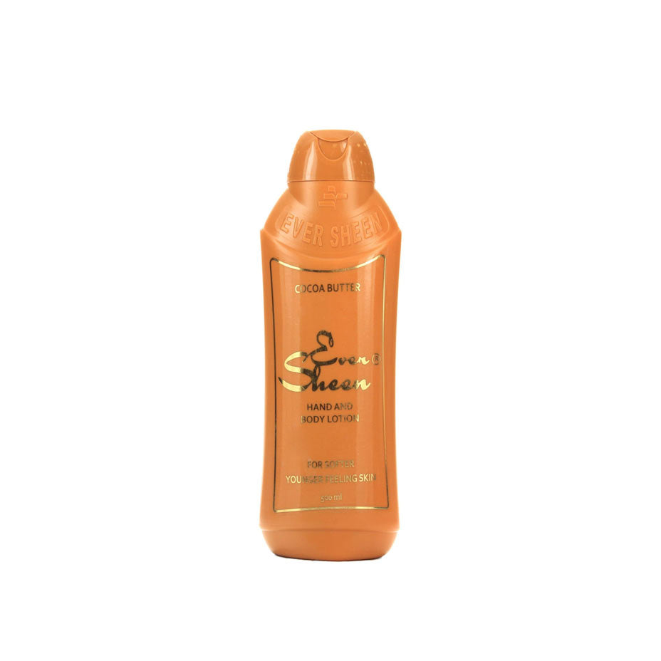 EVER SHEEN- COCOA BUTTER HAND AND BODY LOTION - 500ML - Cosmetics Afro Latino