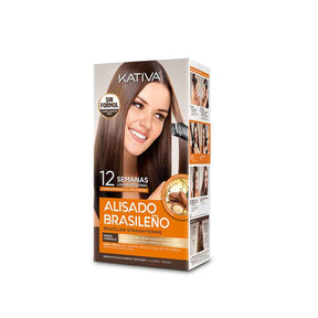 Kativa Kit Alisado Brasileño Sin Formol para Cabello Liso y Suave
