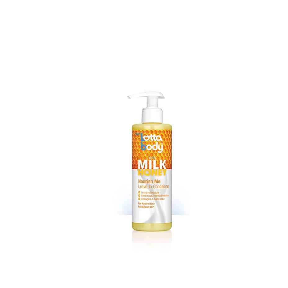 Lottabody - Nourish Me - Acondicionador Sin Enjuague Con Leche Y Miel - 236 Ml