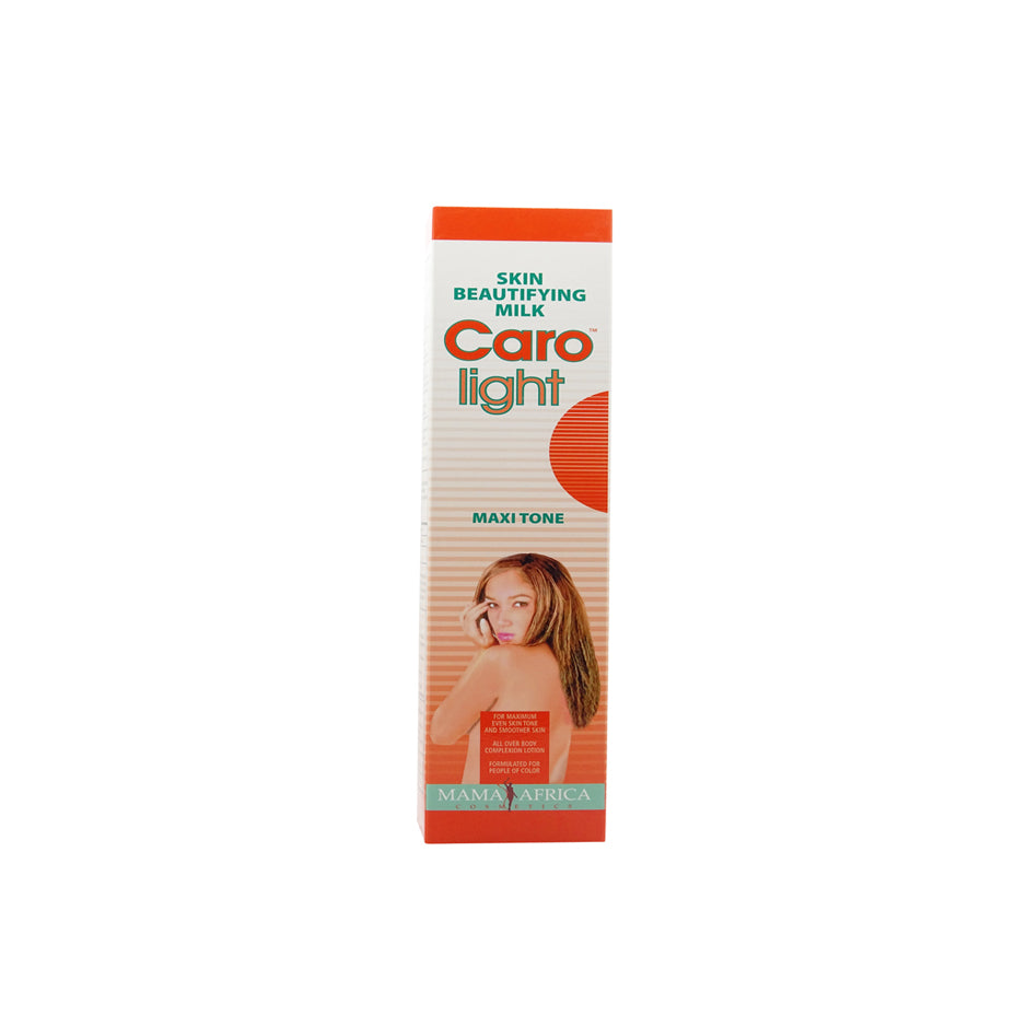 MAMÀ ÀFRICA CARO LIGHT- SKIN BEAUTIFYING MILK- MAXI TONE- 250ML - Cosmetics Afro Latino