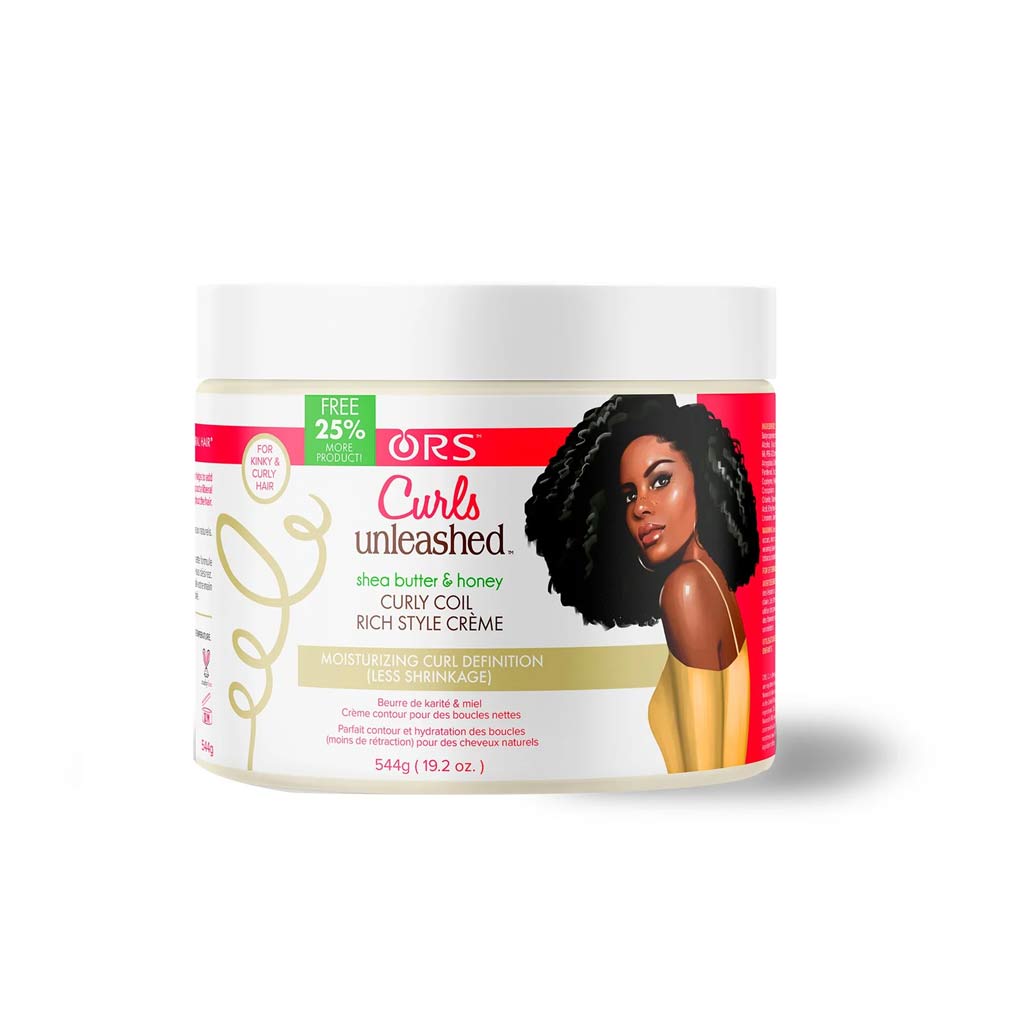 ORS CURLY COIL RICH STYLE CREME (SHEA BUTTER & HONEY) - 567G - Cosmetics Afro Latino