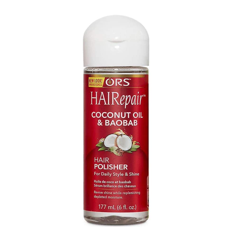 ORS HAIREPAIR  COCONUT OIL & BAOBAB HAIR POLISHER 177 ML - Cosmetics Afro Latino