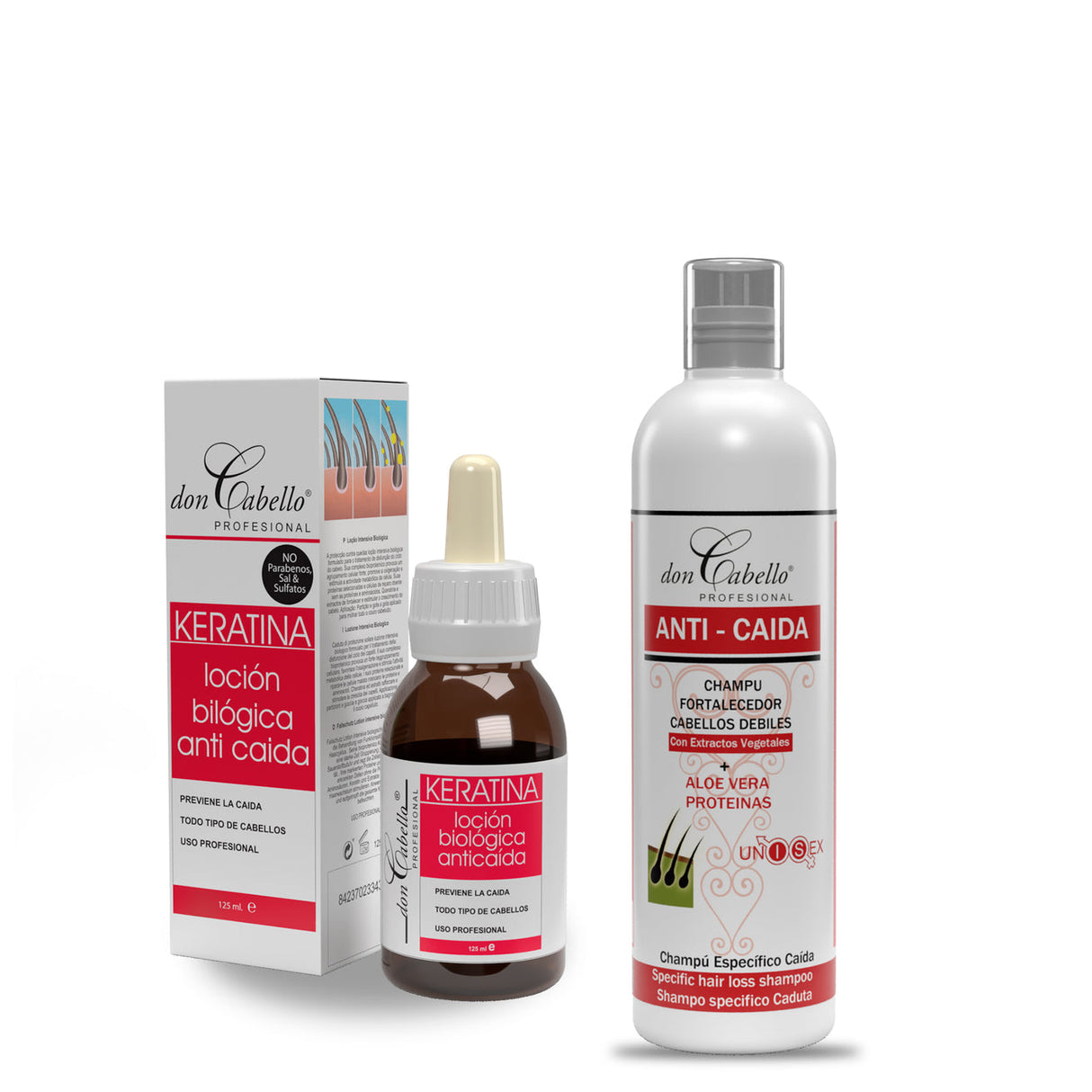 Pack Anticaída Fortalecedor Don Cabello - Cosmetics Afro Latino