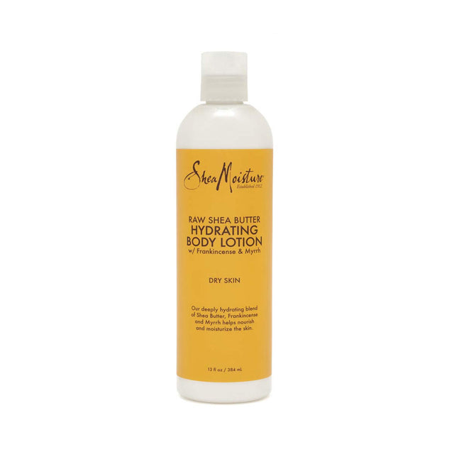 SHEA MOISTURE RAW SHEA BUTTER- BODY LOTION- 384ML - Cosmetics Afro Latino